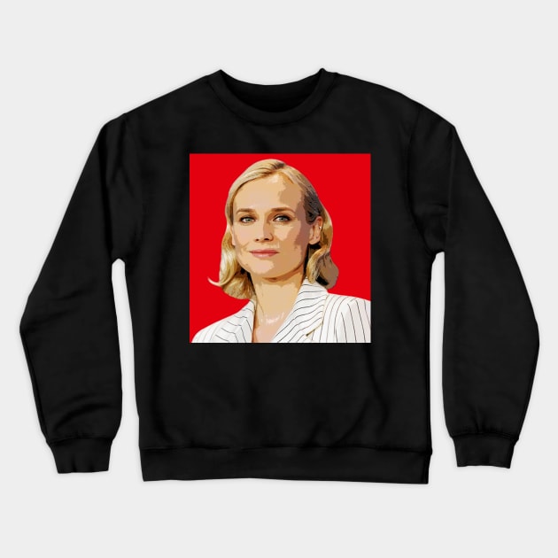 diane kruger Crewneck Sweatshirt by oryan80